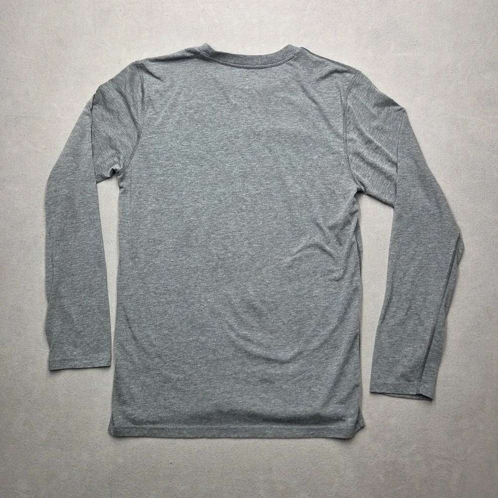 Adidas Ultimate 2.0 Mens Long Sleeve Shirt Heather Grey CD2006 Size M